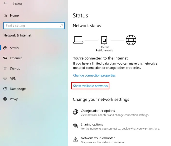 Change WiFi Password on Windows