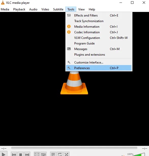 VLC Dark Mode