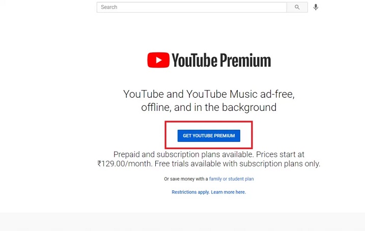 YouTube Premium Free