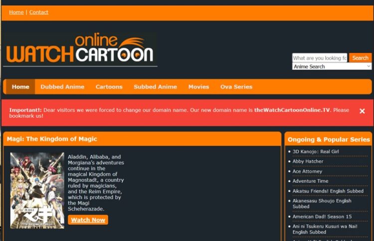 WatchCartoonOnline