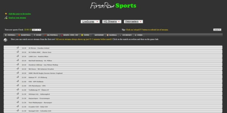 FirstRow Sports