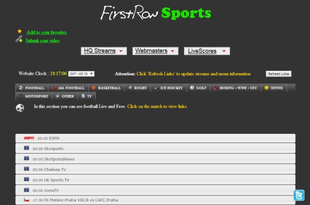 FirstRowSports