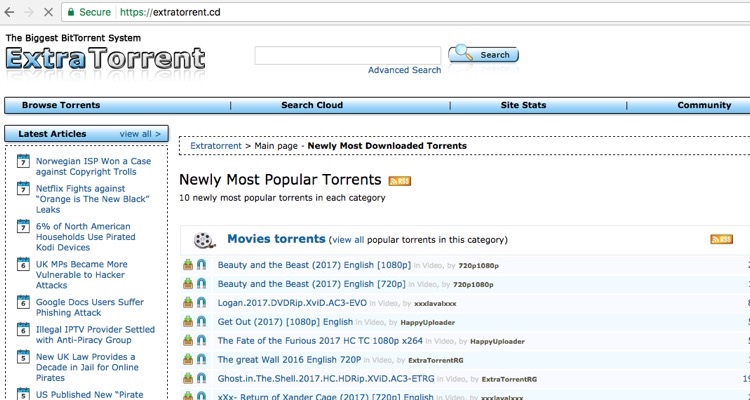 ExtraTorrents