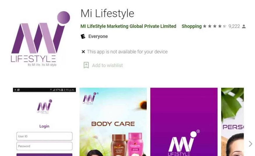 mi lifestyle marketing login