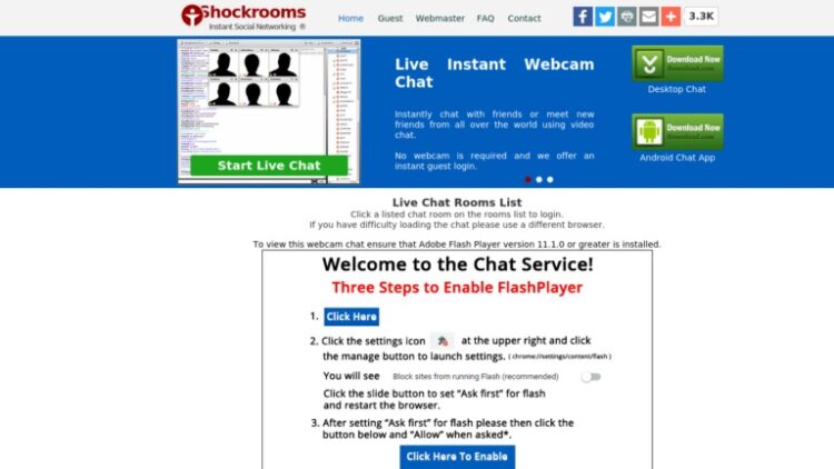 Webcam chat sites