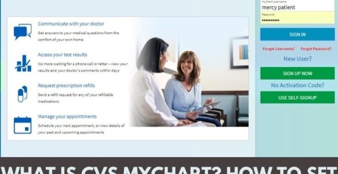 Mychart Account With Cvs Health​: