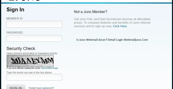 Is Juno Webmail down? Detail Login Webmailjuno.Com