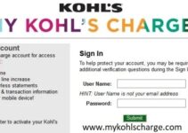 Access Login at MyKohlsCharge & Make Payment at www.mykohlscharge.com in 2022