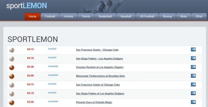 10 Best Sportlemon Alternatives To Watch Sports Online