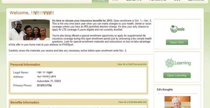 Login Publix Passport