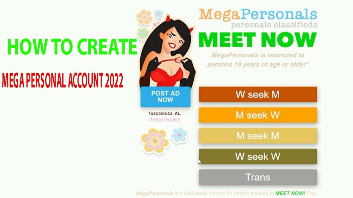 Login or Create Account at MegaPersonal