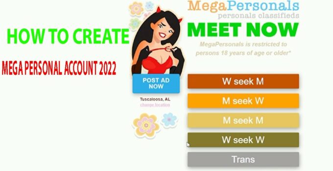 Login or Create Account at MegaPersonal