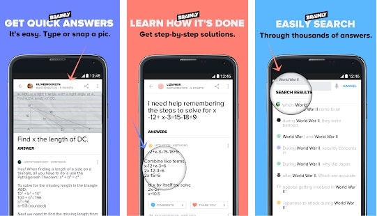 Brainly – Homework Math Solver